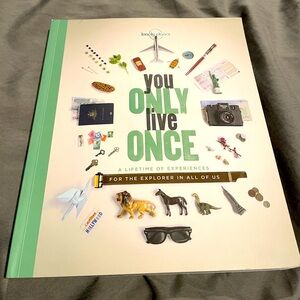 'You Only Live Once' Book - Green and White